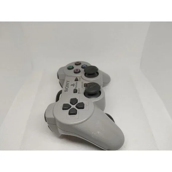 PS1 PlayStation One SCPH-1001 Console with wires and Controller TESTED